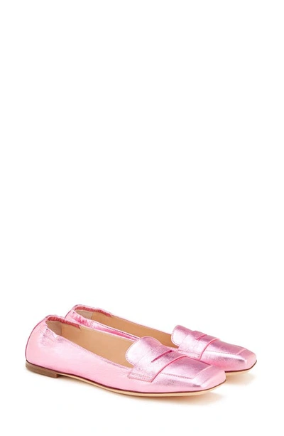 Agl Attilio Giusti Leombruni Rina Penny Loafer In Temptation Pink