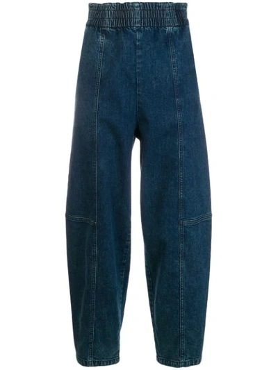 See By Chloé High Waisted Denim Pants In Blue