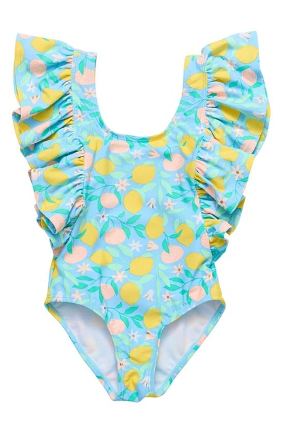 Snapper Rock Babies' Wide Frill One-piece Swimsuit In Open Miscellaneous