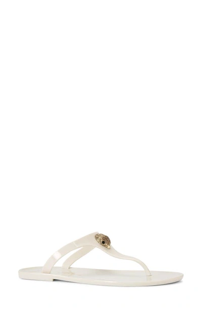 Kurt Geiger Maddison Eagle Head Sandal In Natural