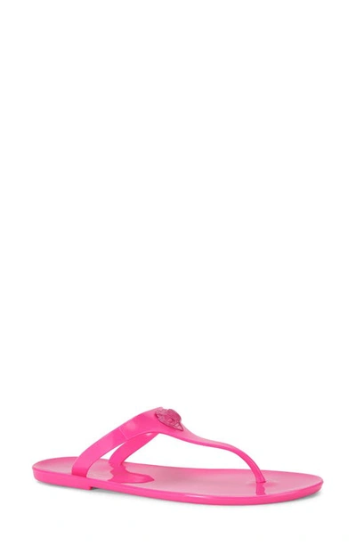 Kurt Geiger Maddison Eagle Head Sandal In Bright Pink