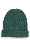 The Elder Statesman Ranger Ribbed Cashmere Beanie In Willow