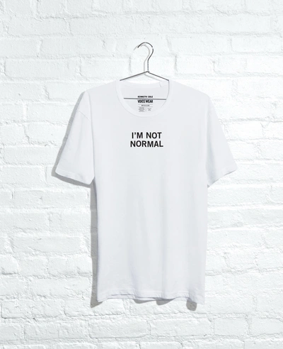 Kenneth Cole Site Exclusive! I'm Not Normal T-shirt In White