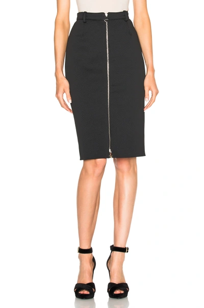 Carven 'gabardine' Skirt In Noir | ModeSens