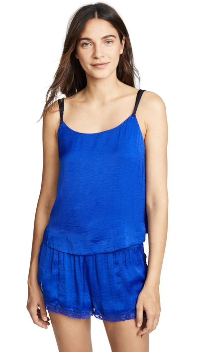 Free People Move Lightly Cami In Blue