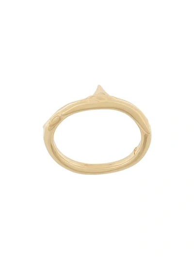 Shaun Leane Rose Thorn Ring In Metallic