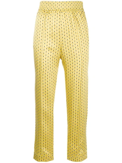 Asceno Tailored Trousers - Yellow & Orange