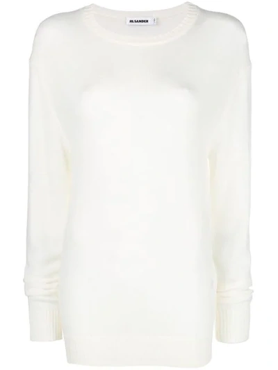 Jil Sander Wool Jumper In White