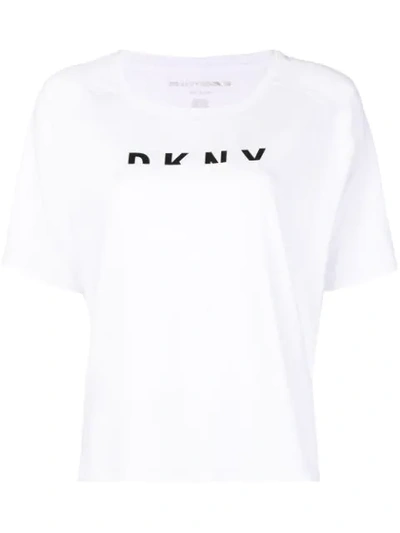 Dkny Front Logo T In White