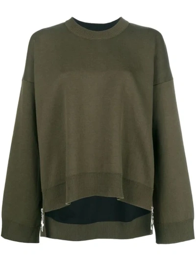 Paco Rabanne Oversize Sweater - Green
