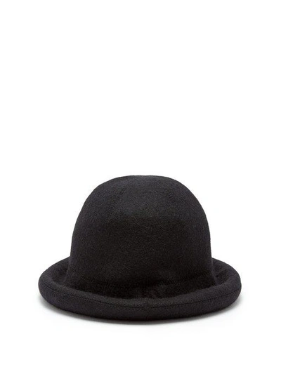 Acne Studios Wool-blend Hat In Black