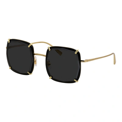 Tiffany & Co Tf 3089 6002s4 52mm Womens Square Sunglasses In Black