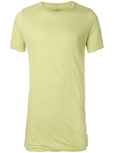 Rick Owens Double Layer T-shirt - Yellow