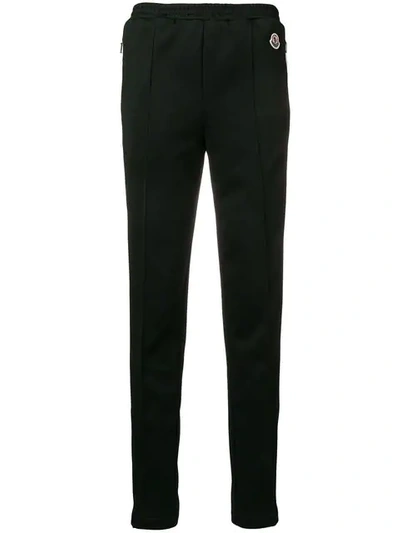 Moncler Slim Fit Track Trousers In Black