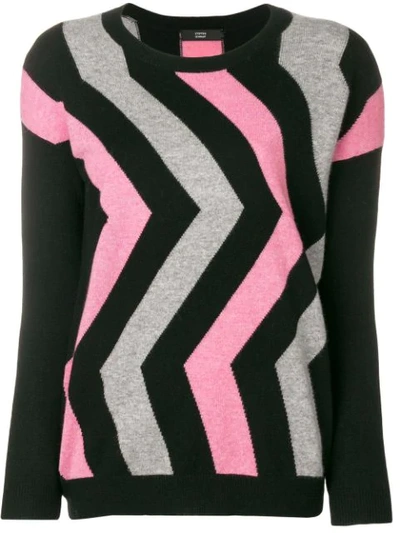 Steffen Schraut Geometric Jumper In Black