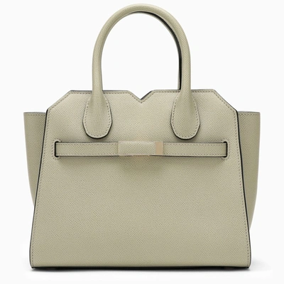 Valextra Mini Tundra-coloured Milan Bag In Green