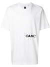 Oamc White Cotton T-shirt