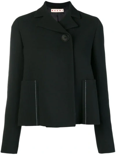 Marni Wool Waistcoat In Black