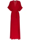 Reformation Winslow Maxi Dress In Red