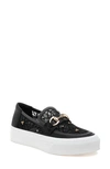 J/slides Nyc Floral Slip-on Sneaker In Black Lace