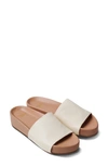 Beek Pelican Slide Sandal In Eggshell/ Beach