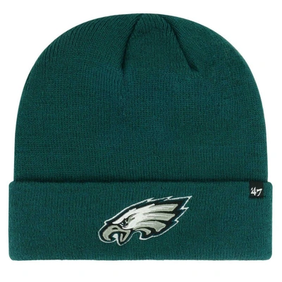 47 ' Midnight Green Philadelphia Eagles Secondary Cuffed Knit Hat
