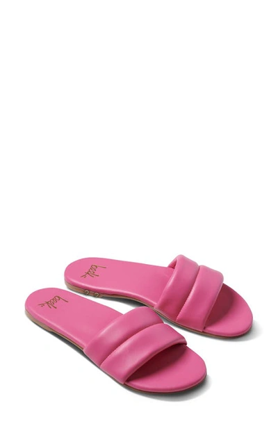 Beek Sugarbird Slide Sandal In Hibiscus