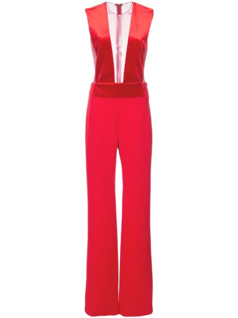 galvan velvet jumpsuit