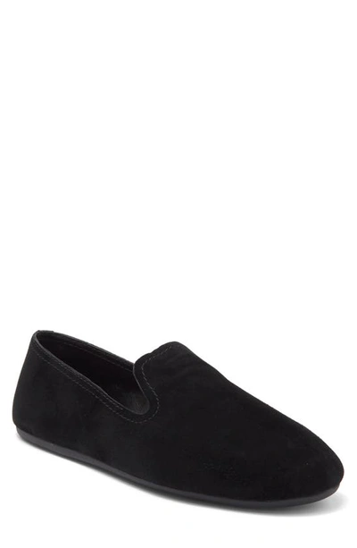 Jeffrey Campbell Spin Flat In Black Suede