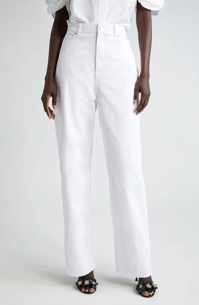 Valentino V Pocket Denim Jeans In White