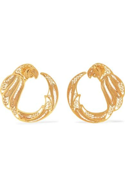 Mallarino Pepa Gold Vermeil Hoop Earrings