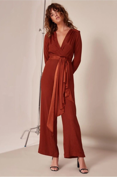 C/meo Collective Eminence Jumpsuit In Copper