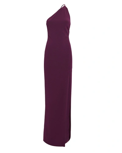 Solace Petch Aubergine Gown