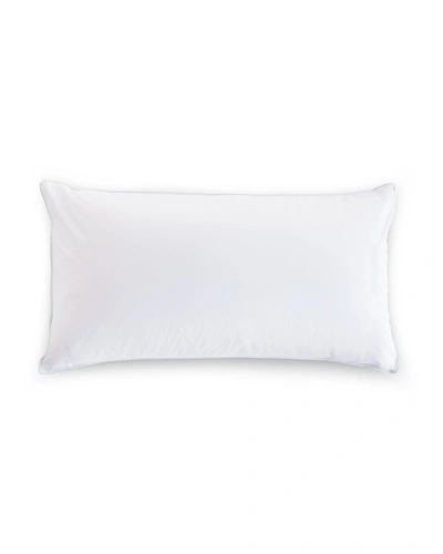 The Pillow Bar King Down Pillow, 20" X 36", Back Sleeper In White
