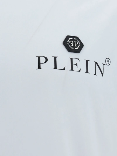 Philipp Plein T-shirt Round Neck Ss Hexagon In White
