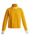 Sportmax Zelig Turtleneck Sweater In Gold