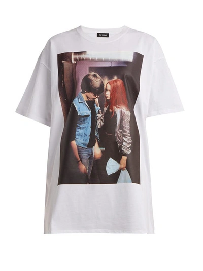 Raf Simons Christiane F. Film Grab Print T-shirt In White