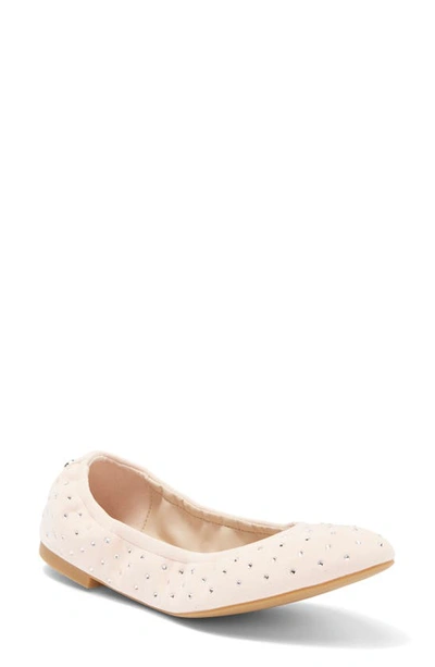 Stuart Weitzman Bling Ballet Flat In Rosewater