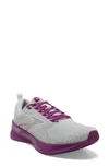 Brooks Levitate Gts 5 Sneaker In Grey/ Lavender/ Baton Rouge