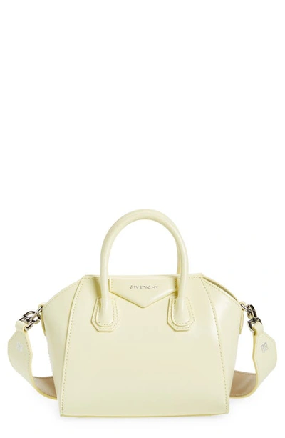 Givenchy Toy Antigona Leather Satchel In Yellow