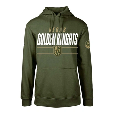 Levelwear Olive Vegas Golden Knights Podium Fleece Pullover Hoodie