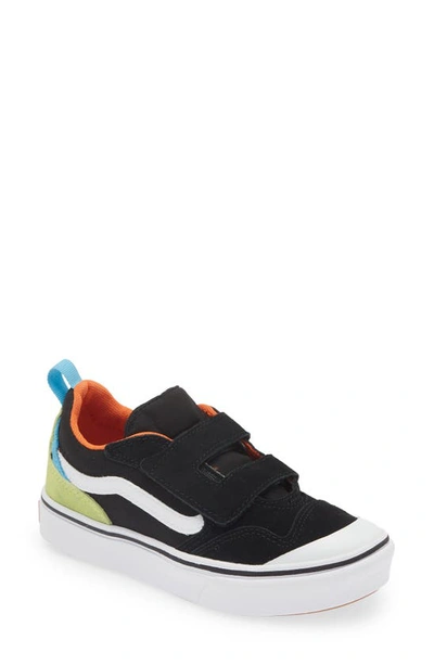 Vans Kids' New Skool V Sneaker In Black/ Multi