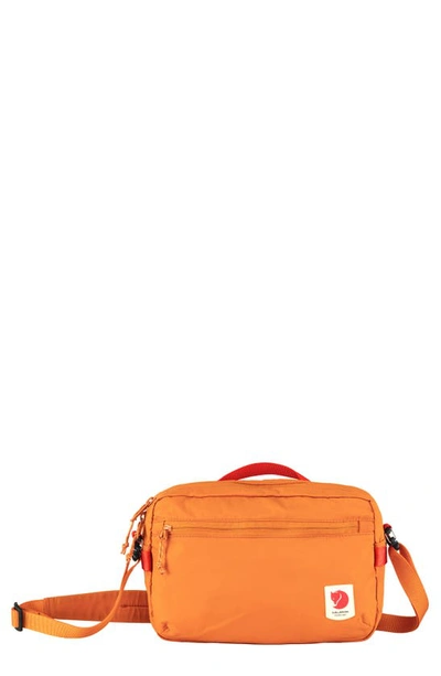 Fjall Raven High Coast Water Resistant Crossbody Bag In Sunset Orange