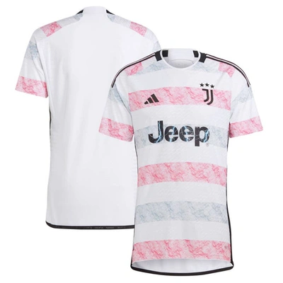 Adidas Originals Adidas  White Juventus 2023/24 Away Authentic Jersey