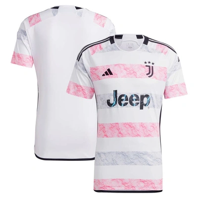 Adidas Originals Adidas  White Juventus 2023/24 Away Replica Jersey