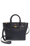 Mulberry Iris Leather Top Handle Bag In Blue