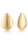 Ettika Teardrop Stud Earrings In Gold