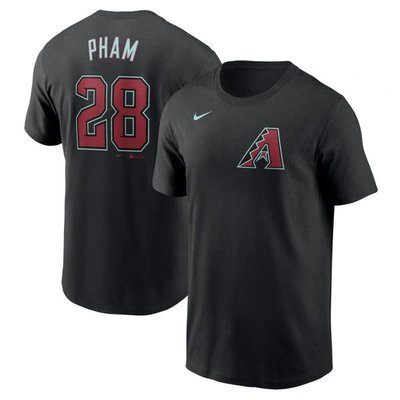 Nike Men's  Tommy Pham Black Arizona Diamondbacks 2024 Fuse Name And Number T-shirt