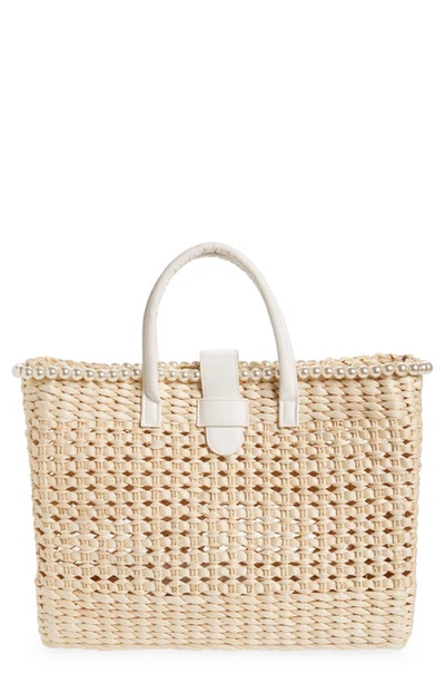 Btb Los Angeles Capri Tote In Ivory