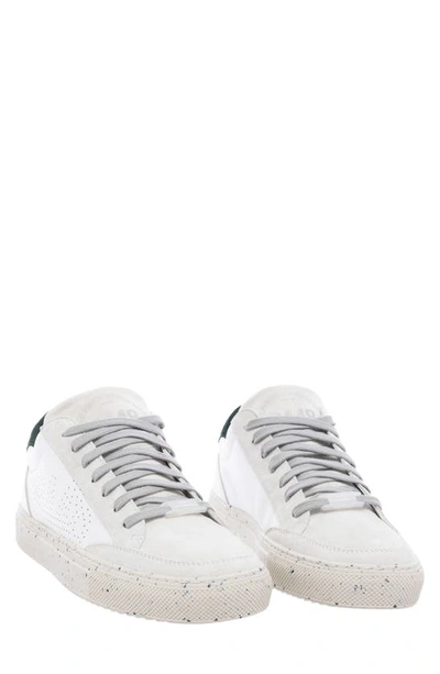 P448 Soho Sneaker In White/ Green